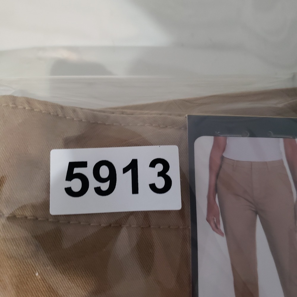 Gap Slim Ankle Pants Womens 6 Khaki Tan Cotton Stretch Chino Trousers - Picture 9 of 9